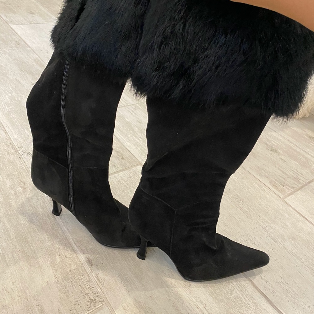 Beautiful suede boots from Spain.